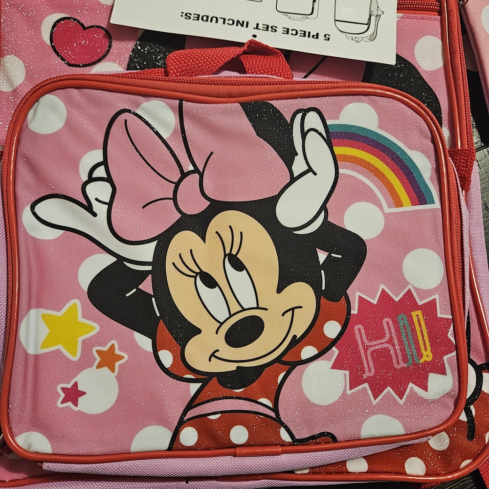 Minnie  Backpack 5 piece NWT Created for Macy’sretail 42.00 asking price 19.00